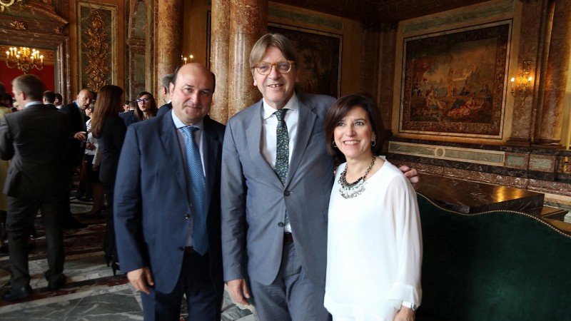 Andoni Ortuzar en la Cumbre de Demócratas y Liberales europeos en Bruselas
