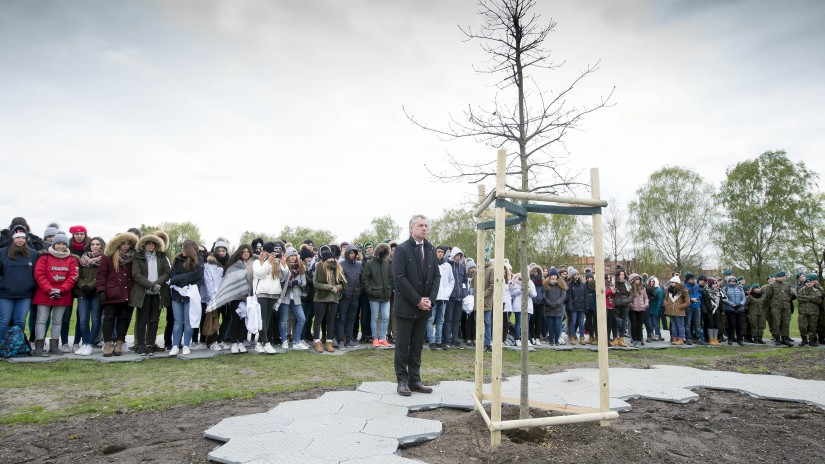 Basque Premier calls for “human right to peace” on the planting of an offshoot of the Tree of Gernika in Auschwitz