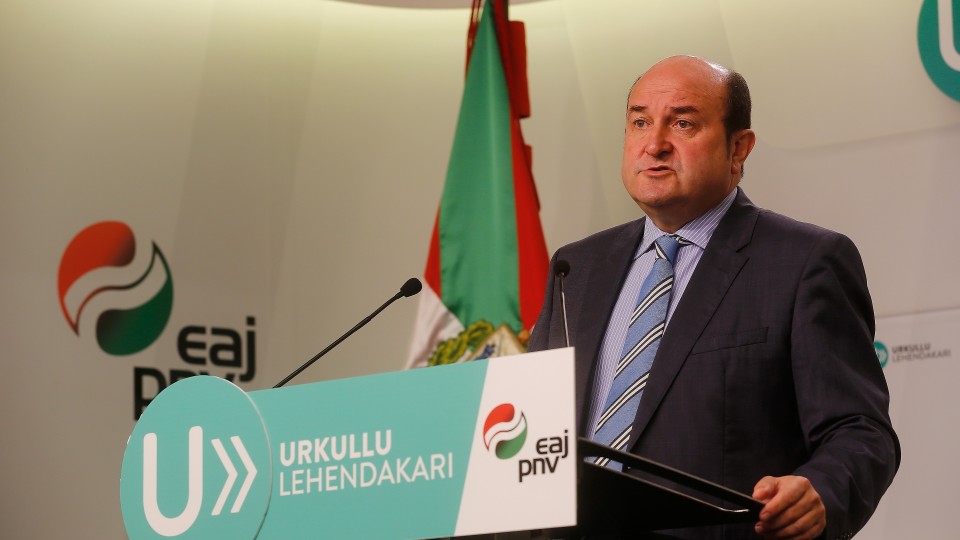 Balance de la ronda de contactos para la formación de un Gobierno Vasco sólido y estable. Andoni Ortuzar