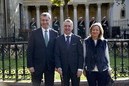 Markel Olano, Diputado Gral de Gipuzkoa, Iñigo Urkullu, Eider Mendoza, presidenta de JJGG Gipuzkoa