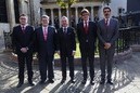 I. Landa, J.Mª Aburto, Iñigo Urkullu, G. Urtaran y E. Goia