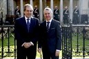 José María Gorroño, alcalde de Gernika e Iñigo Urkullu